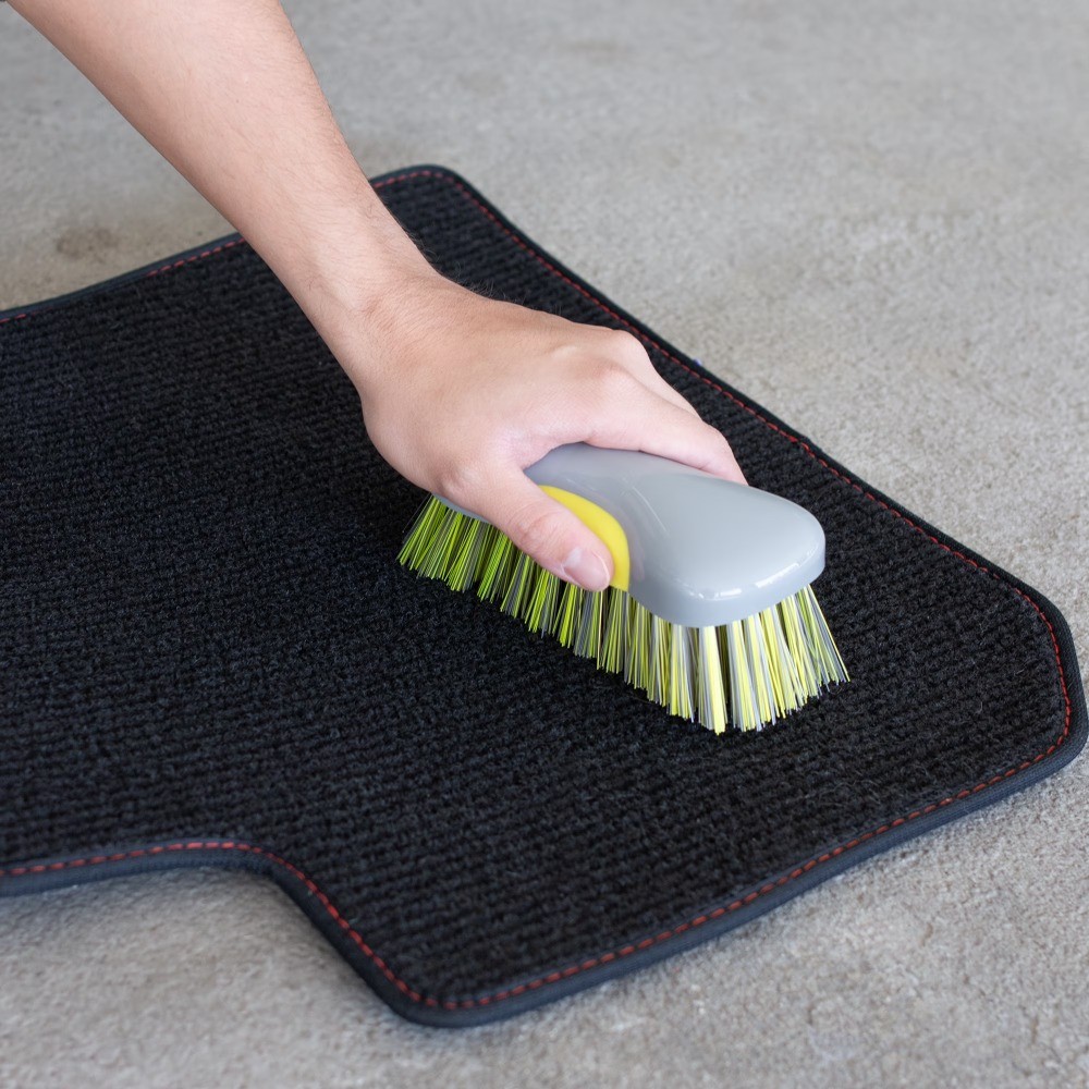 Stiff Bristle Scrub Brush for Carpet and Upholstery Cleaning