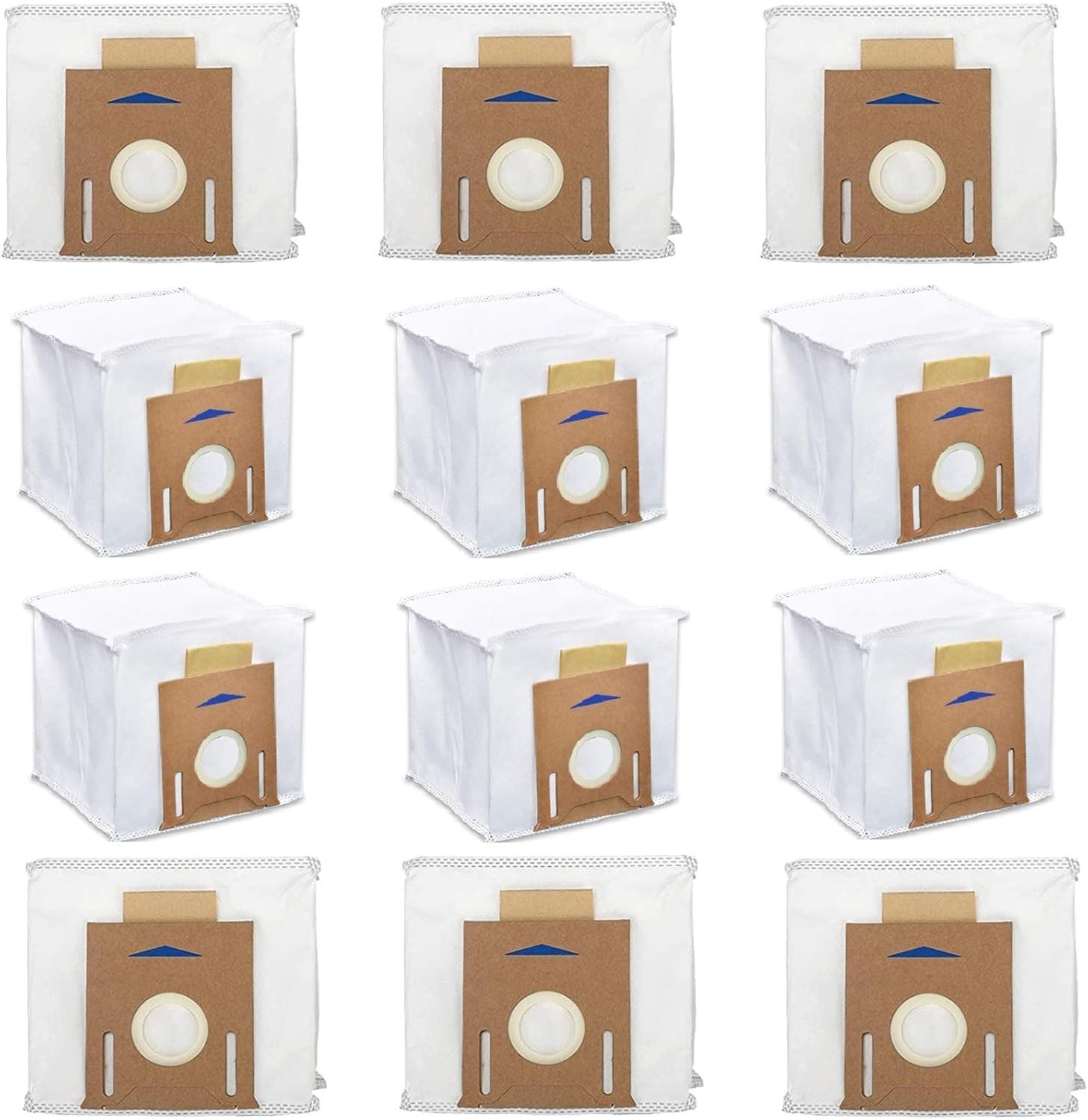 12 Pack Replacement Vacuum Bags for Yeedi Ecovacs Deebot T8 N8 Pro Plus