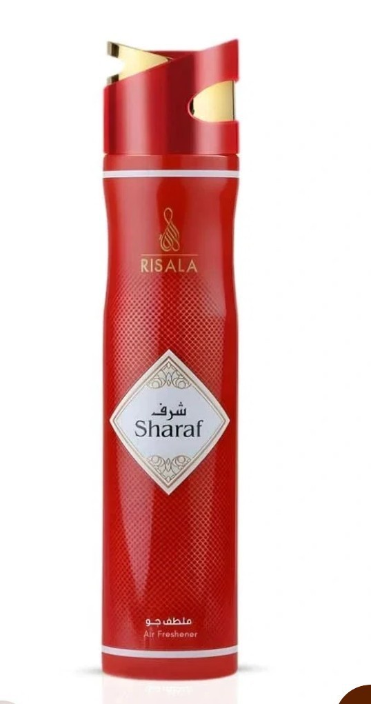 Risalah Sharaf Air Freshener Spray 300ml And EDP Body Spray 200ml.*Made in UAE*