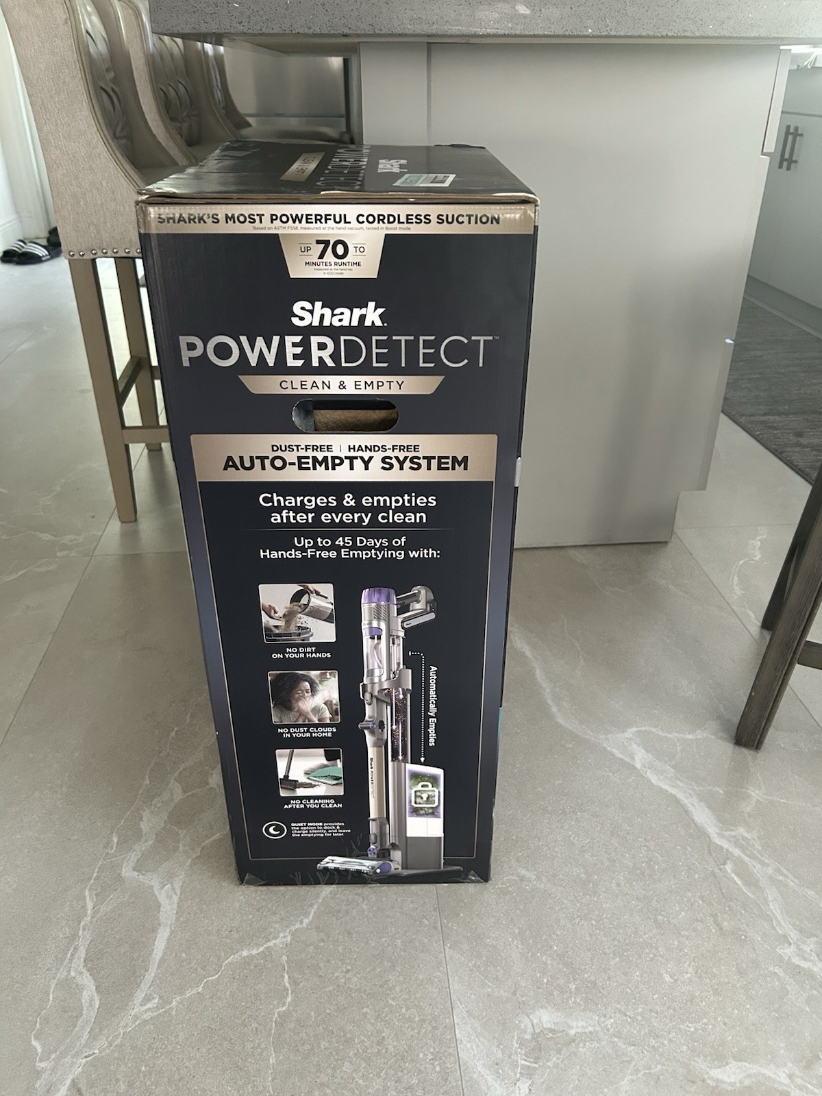 ($549) PowerDetect Clean & Empty System Cordless HEPA filter Stick Vacuum