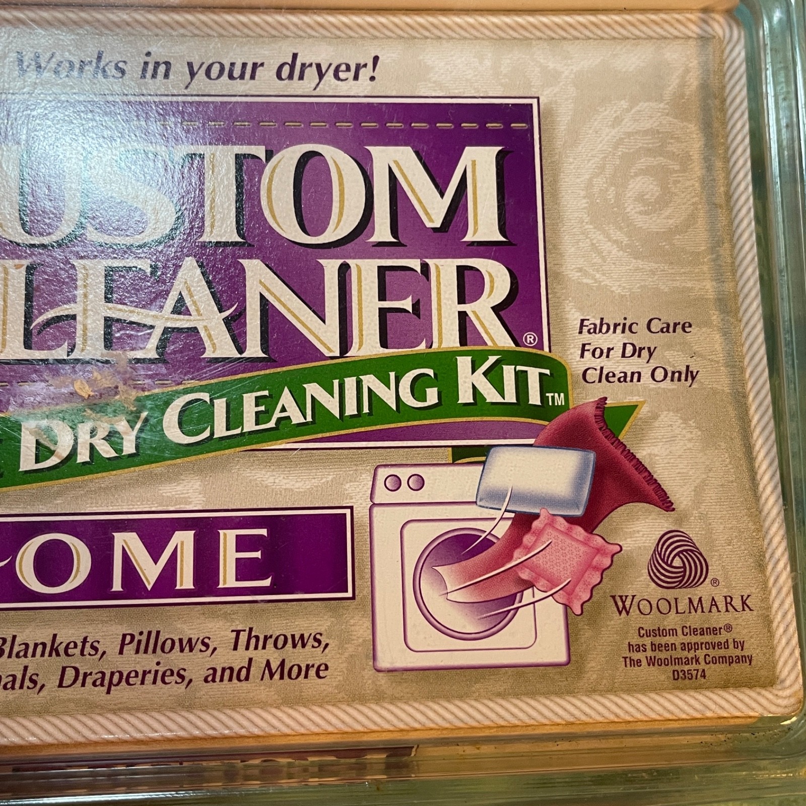 Vtg Custom Cleaner Home Dry Cleaning Kit 3 Refills Wool Silk Dryer 12 Garments