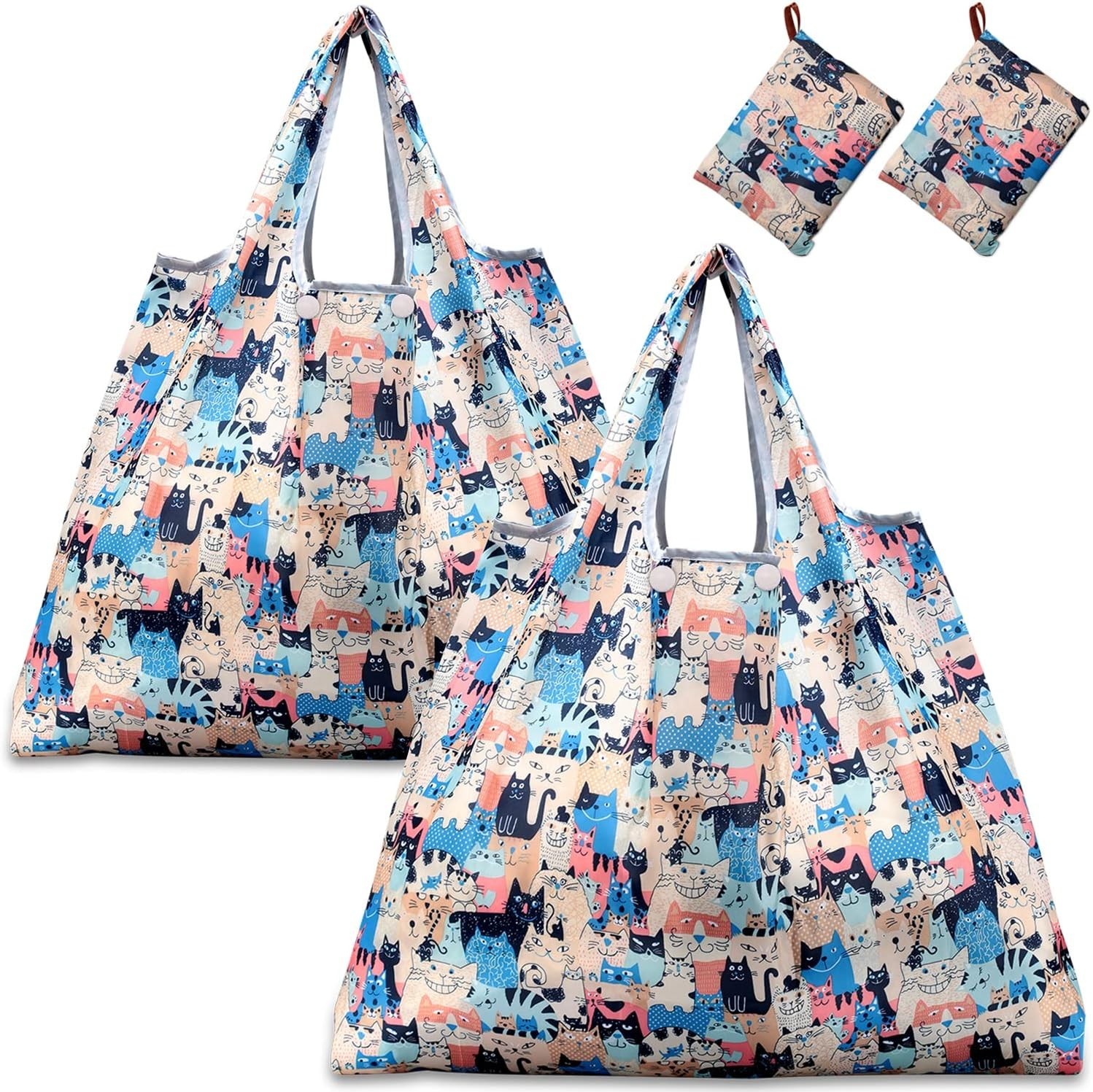 Compact Folding Tote Bag – Eco-Friendly, Portable Shopping for Everyday Use