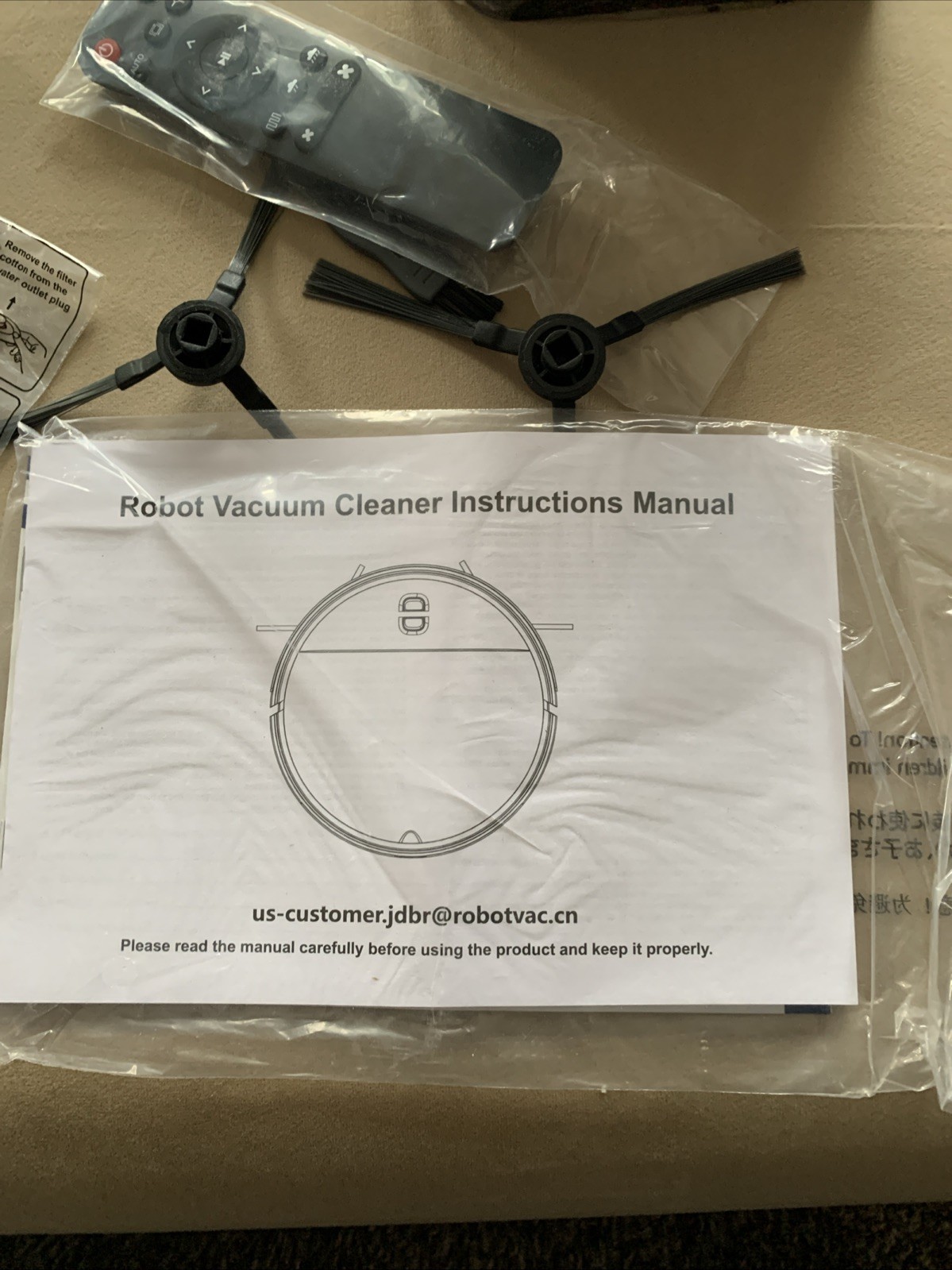 BR151 Black Robot Vacuum and Mop Combo with Voice and App Control