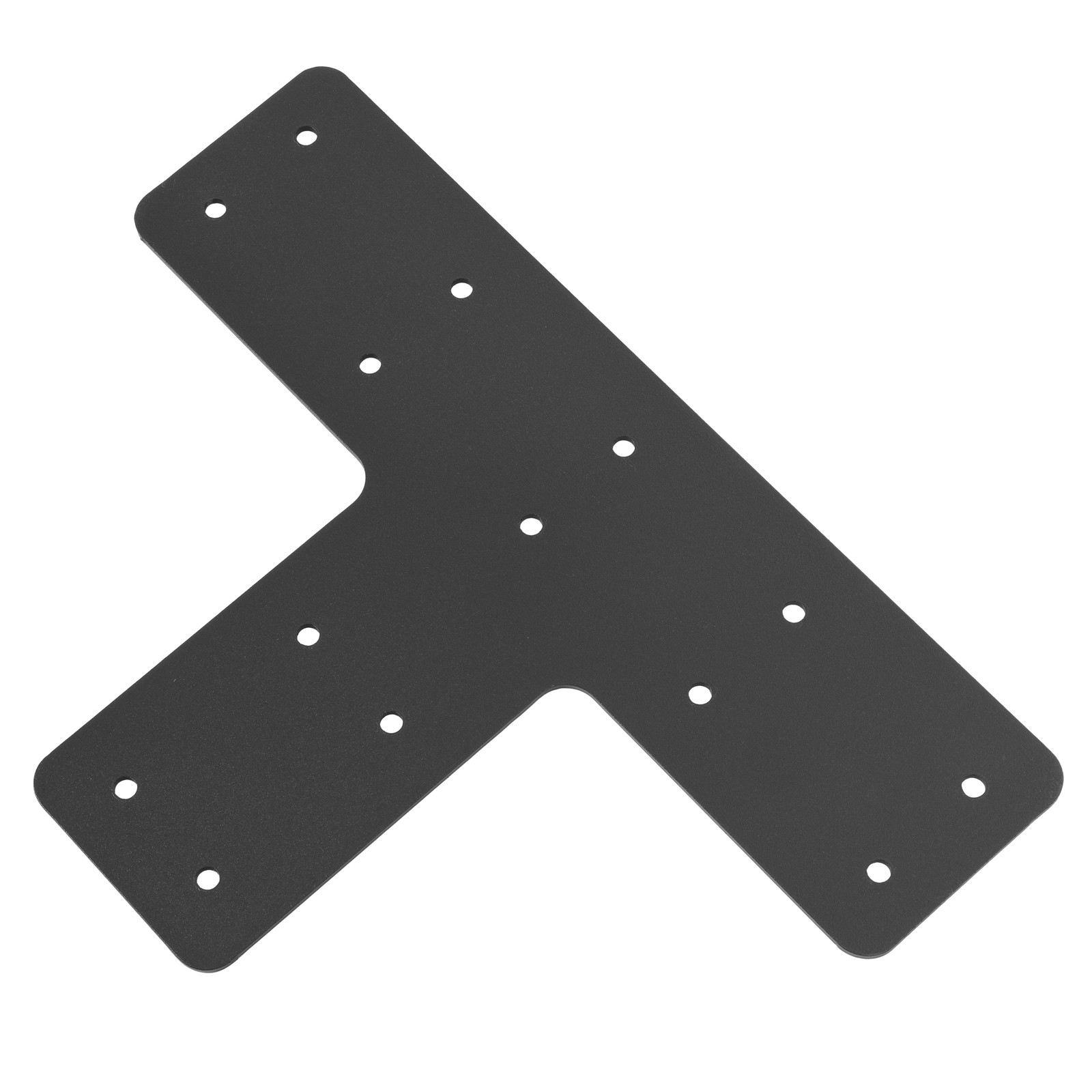 12*8″ 4PCS T Post Frame Pergola Bracket Flat Mending Plate Fit 4×4″,6″x6″ Lumber