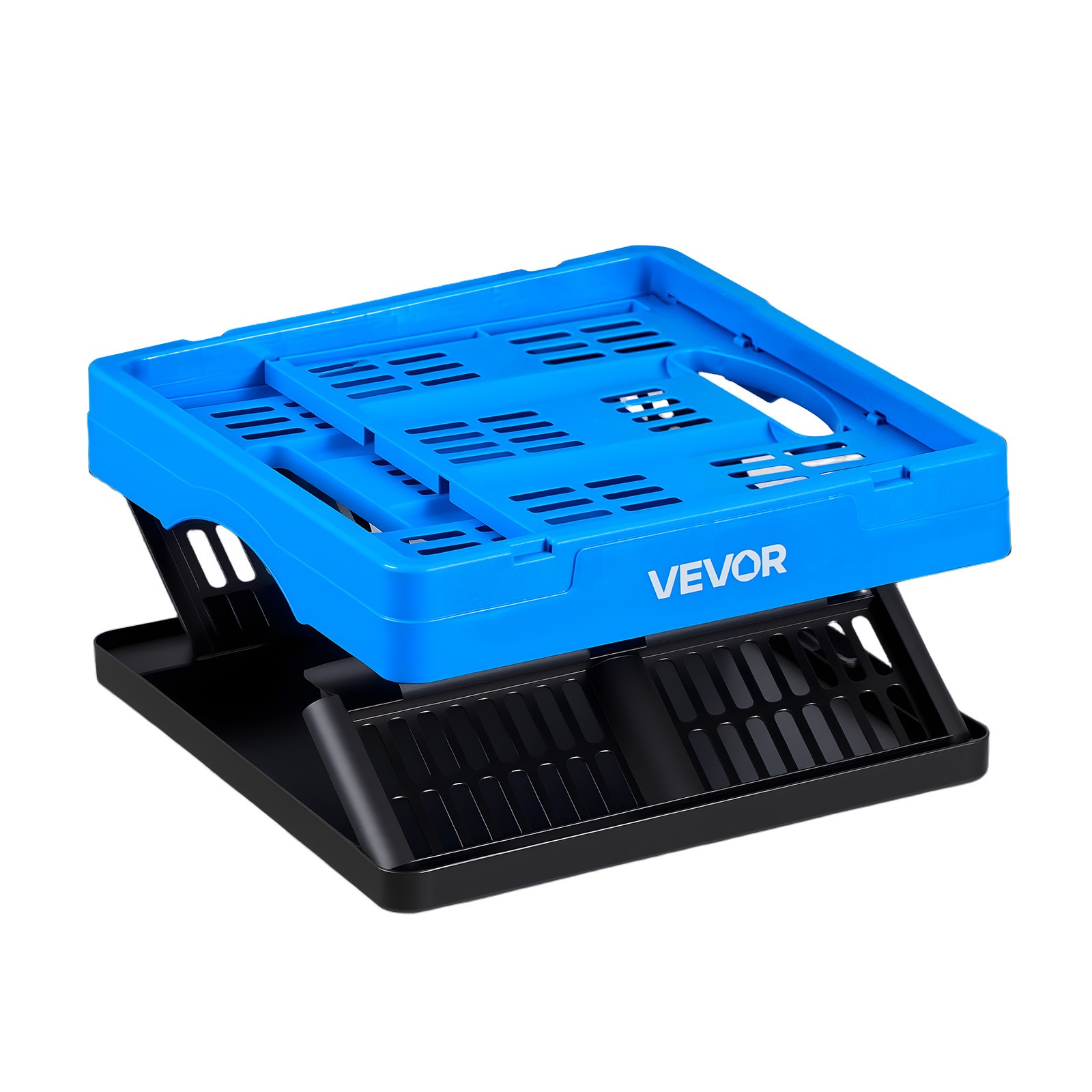 VEVOR Plastic Collapsible Storage Bins 25L 3 Packs Stackable Fold Storage Crates