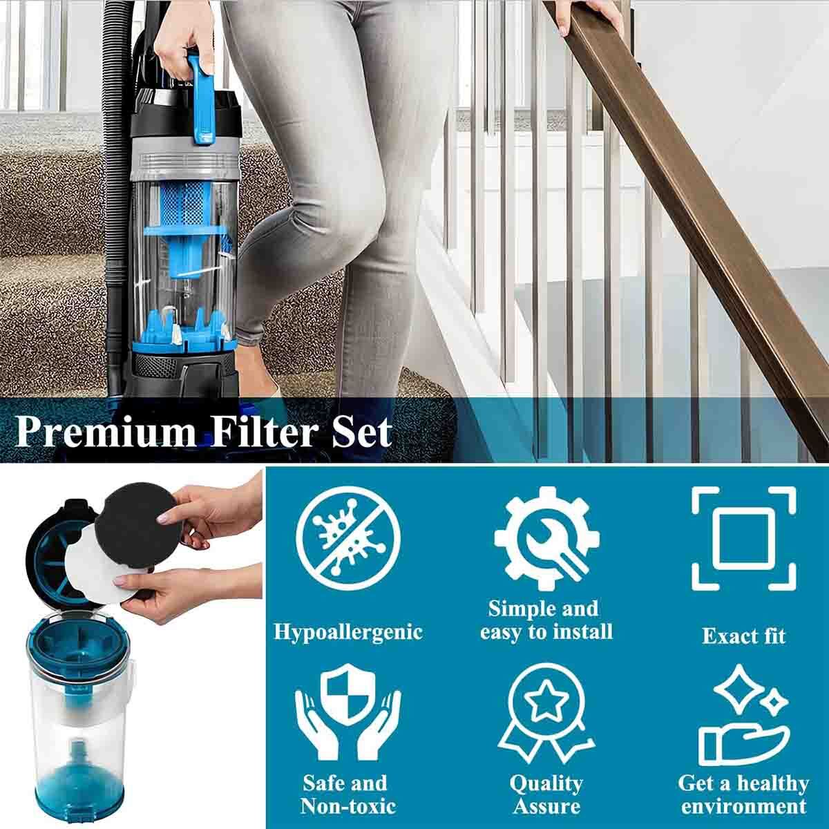 Filter For Bissell PowerForce Compact Lightweight Upright Cleaner 1520 2112 2690