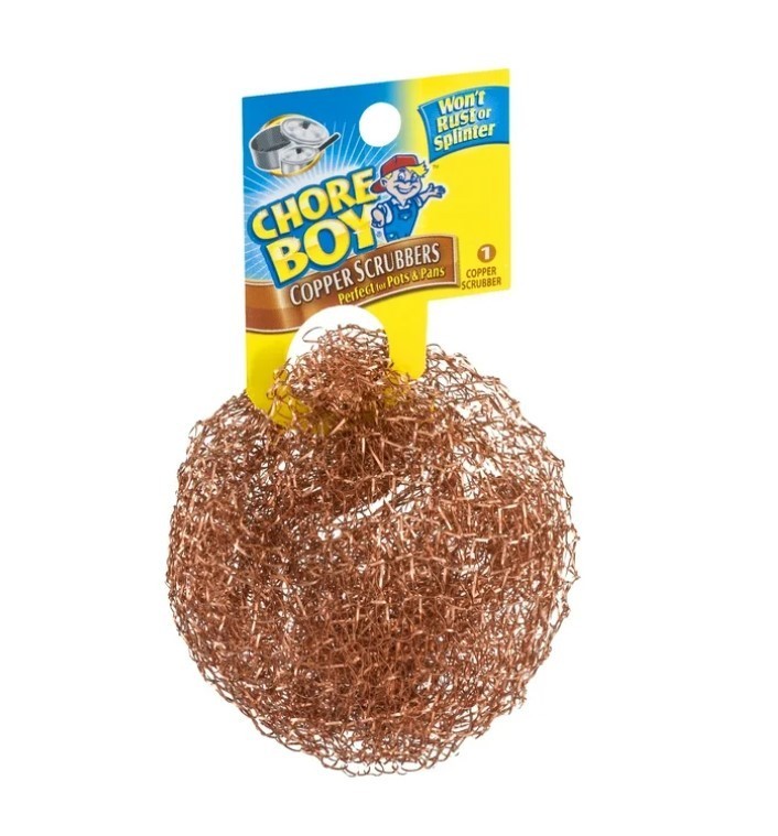 10 Pcs Chore Boy 100% Pure Copper Scrubbers Scrubbing Pads For Pots and Pans!