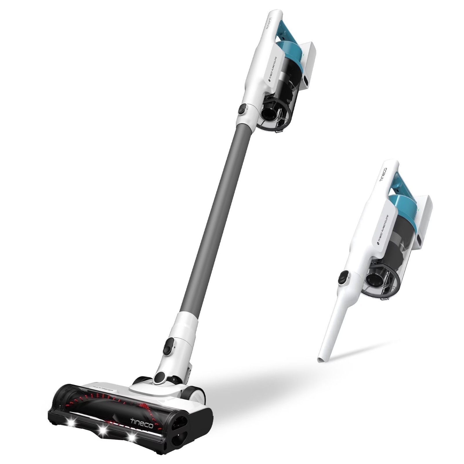 Cordless Stick Vacuum 40 Min Runtime HEPA Filter LED Brush Headlight Handheld 2