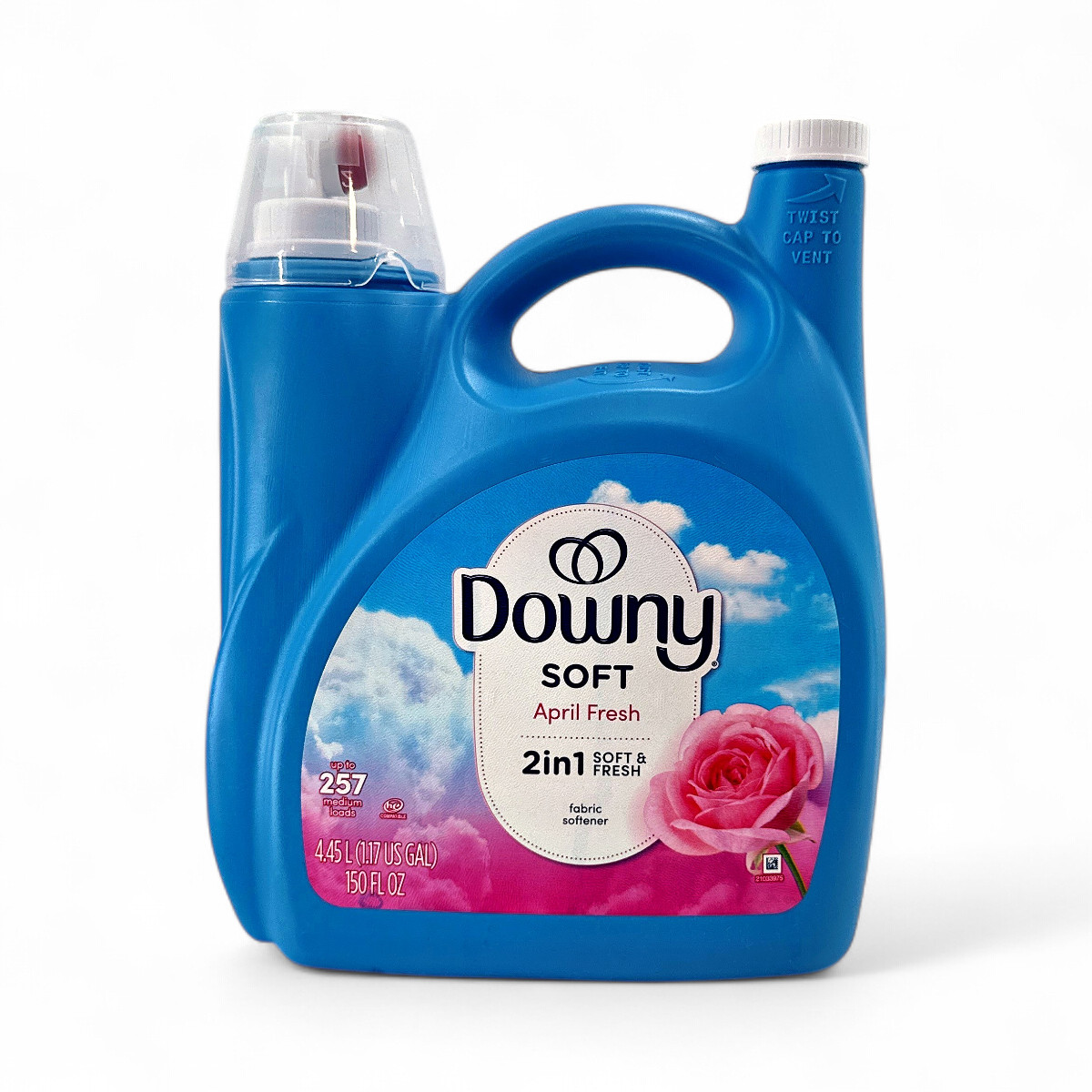 Downy Soft & Fresh Liquid Fabric Softener 2in1 April Fresh 257 loads, 150 fl oz