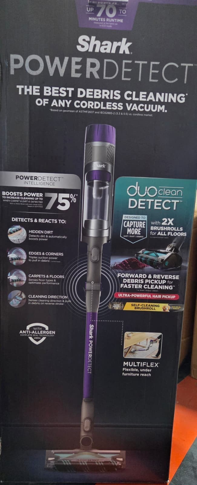 Shark IP1251 Powerdetect Cordless Stick Vacuum – Pre Owned – Good Condition