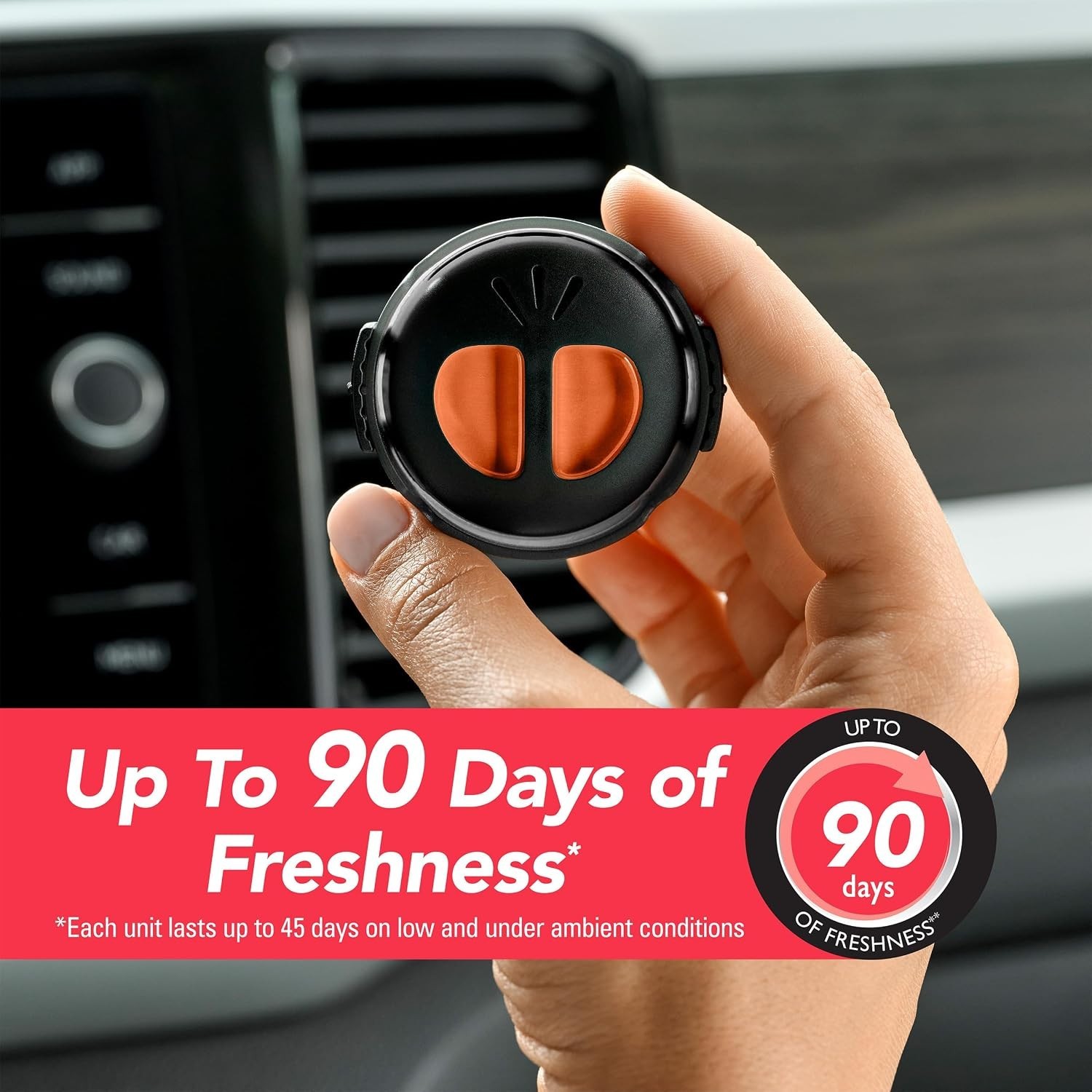 Compact Car Vent Air Fresheners – Hawaiian Sunrise Scent, 2 Pack Diffuser
