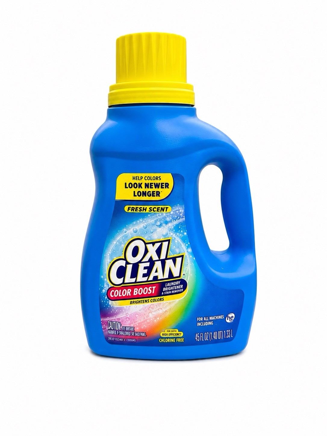 OxiClean Color Boost Laundry Brightener Liquid Fresh Scent, 45 oz