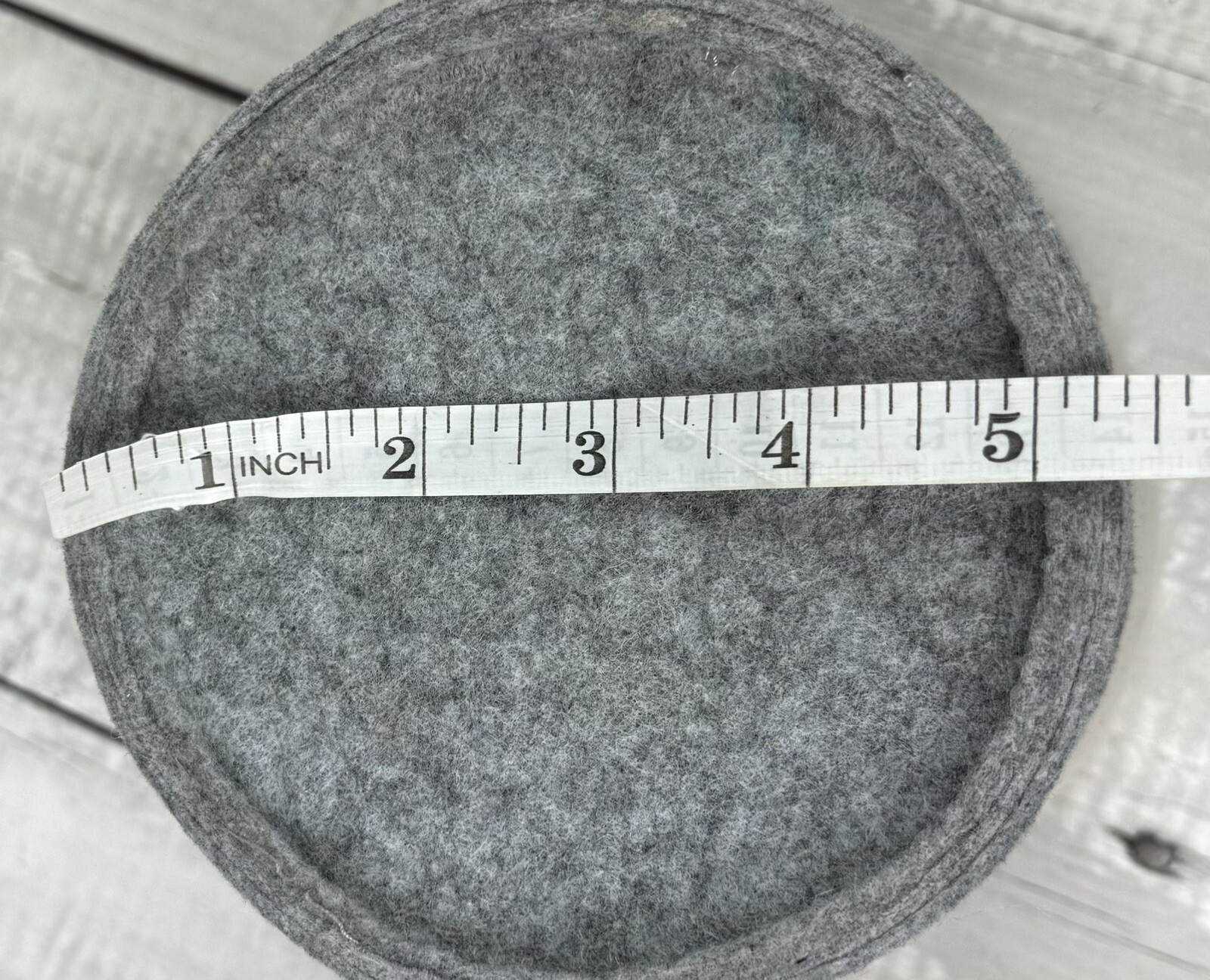 Thirty One Felt Hanging Bin Natural Brushed Felt