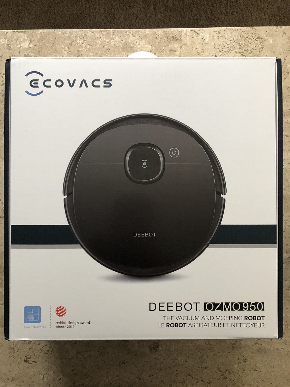 ecovacs deebot ozmo 950 2 in 1 Vacuuming and Mopping.