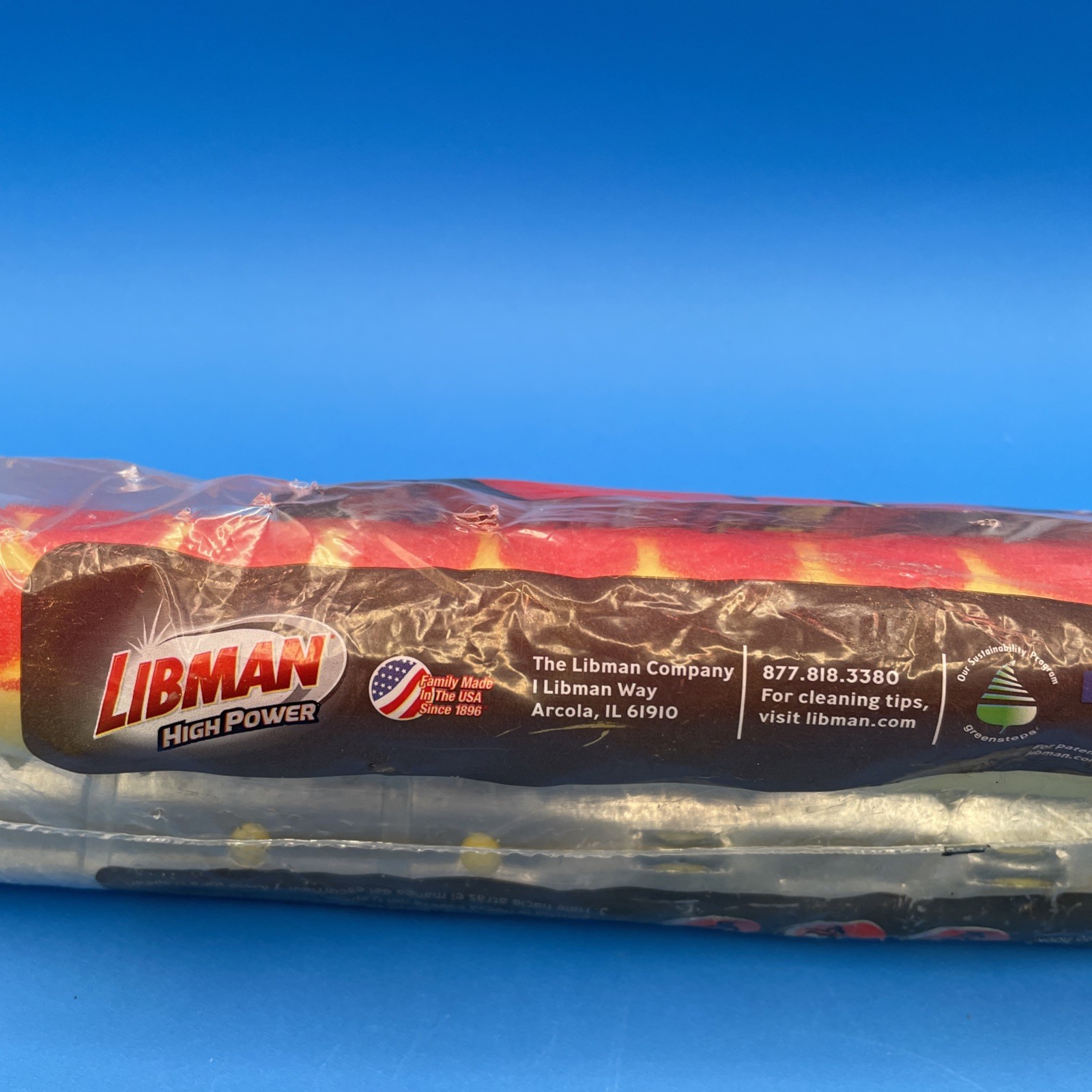 New Libman Mop Refill 956 High Power Roller Tear Resistant Sponge Made In USA