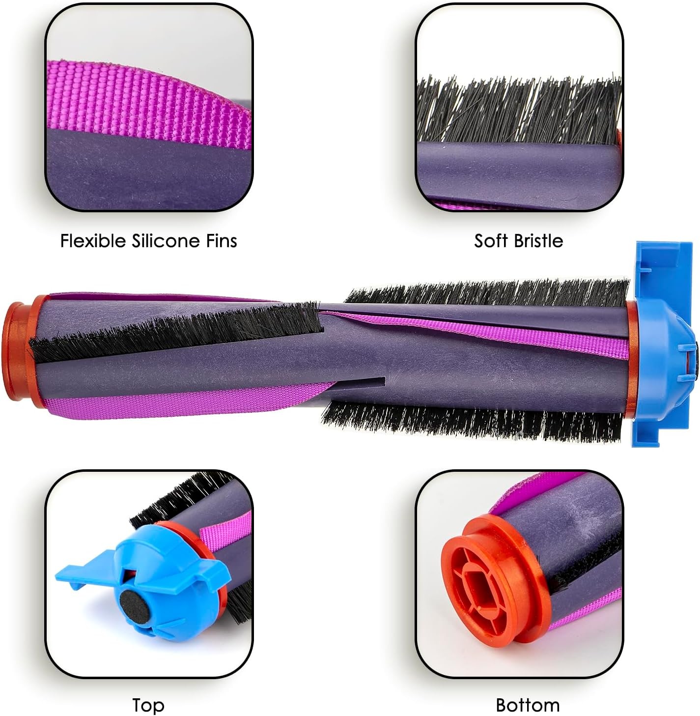 2 Pack UR2650WS AV2800ZE Replacement Roller Brushes for Shark UR2650WS AV2800ZE