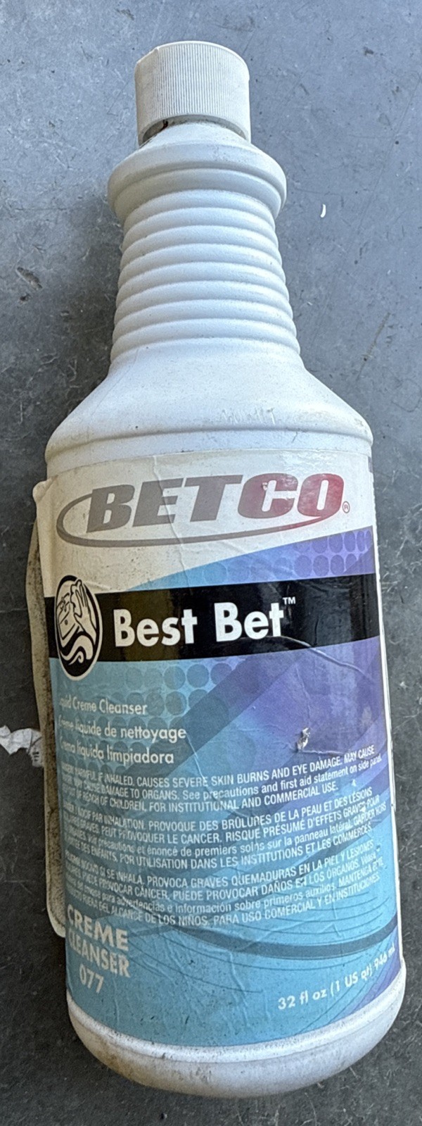 32 oz. Best Bet Liquid Creme Mint All-Purpose Cleaner, Bottle