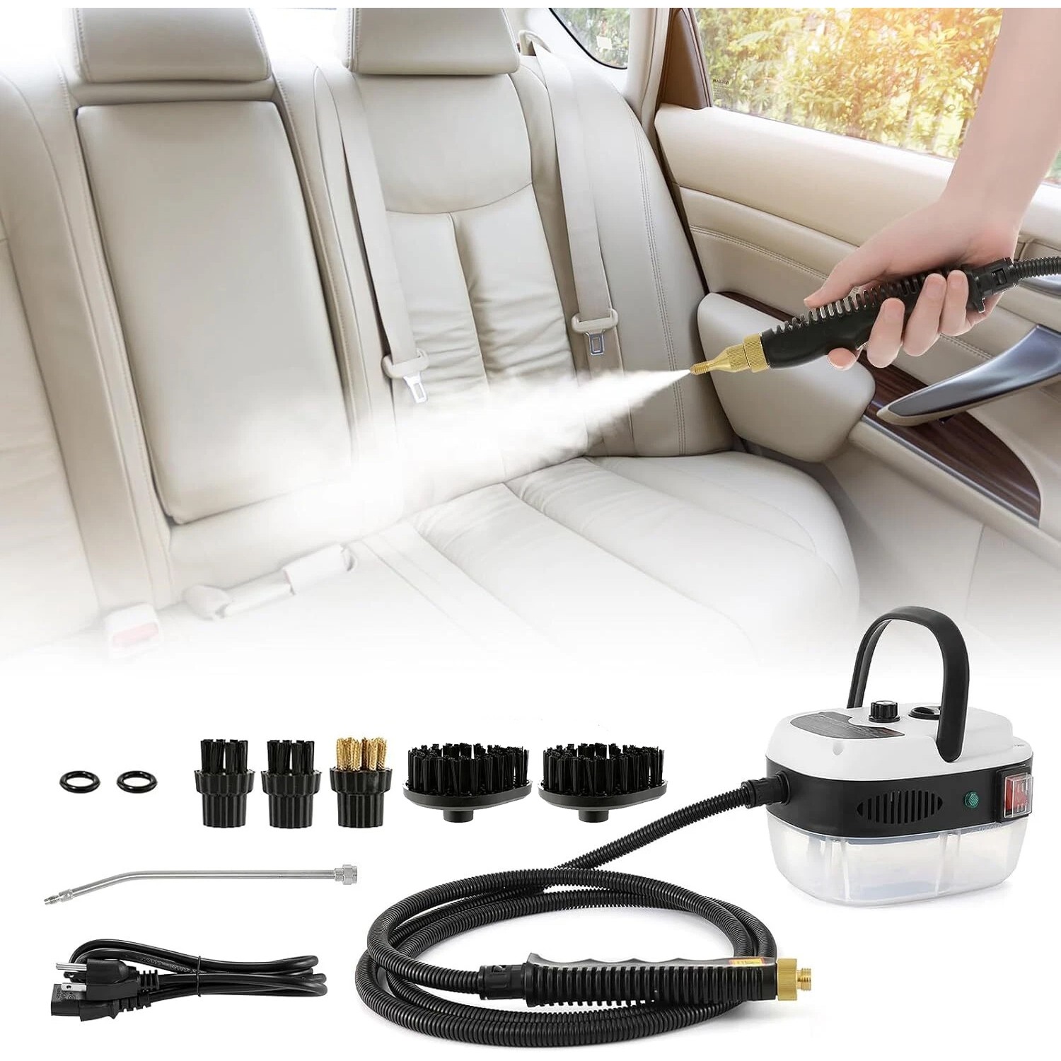 Handheld High Temp Steam Cleaner High Pressure Household Cleaning Machine 2500W