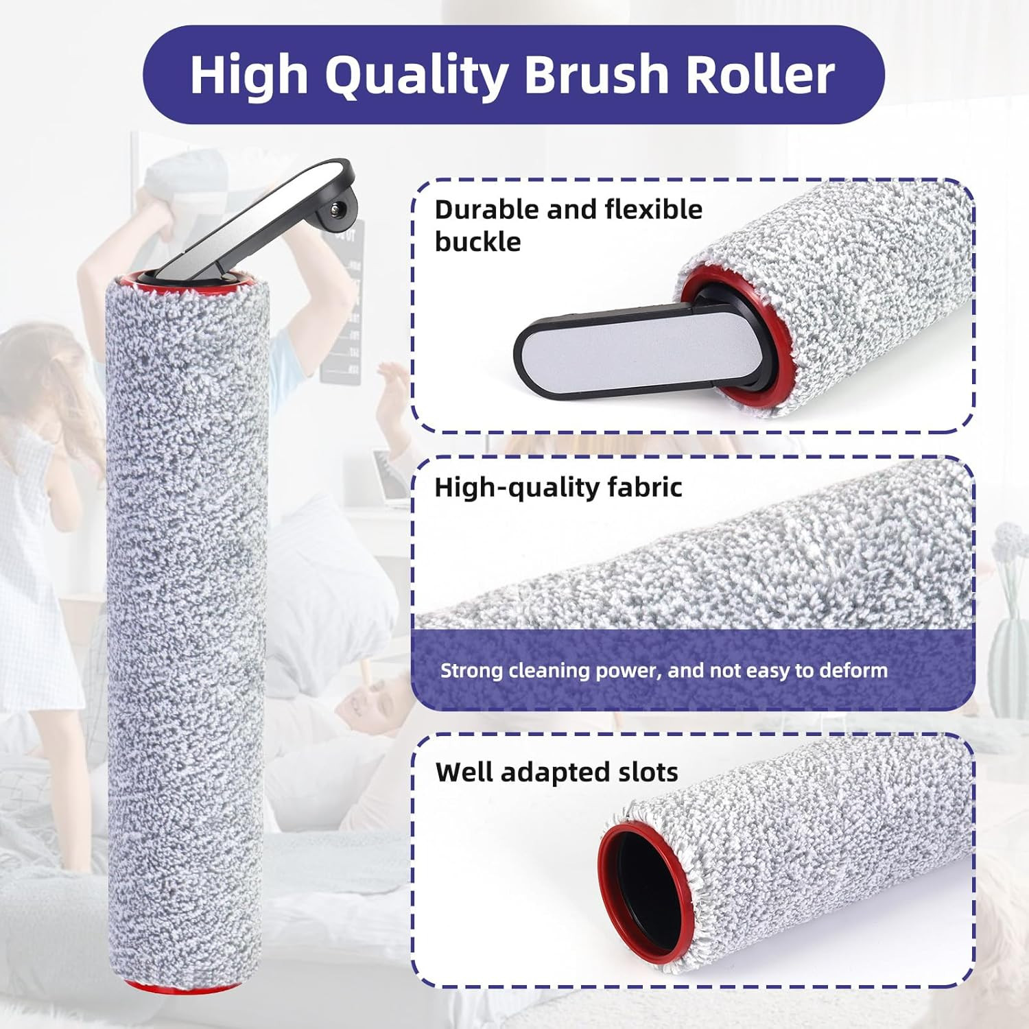 Brush Roller Filter for Dreame H12 Pro Dual G10 Cordless Wet Dry Vacuum Cleaner