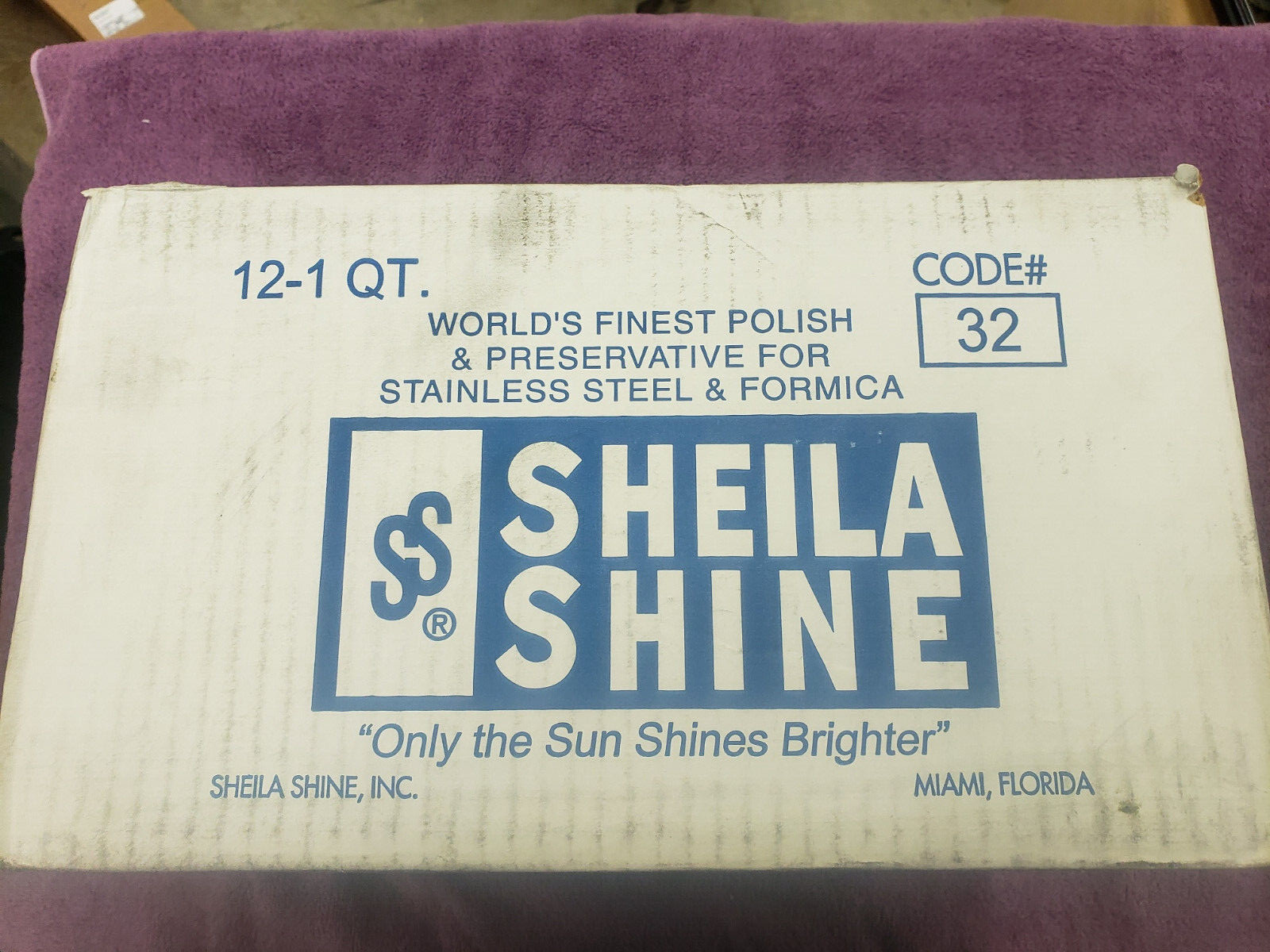 The original Sheila Shine Stainless Steel Cleaner and Polish