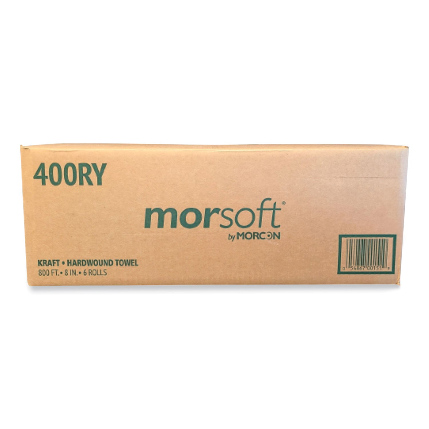 MORSOFT CONTROLLED TOWELS, Y-NOTCH, 8 X 800 FT, KRAFT, 6/CARTON