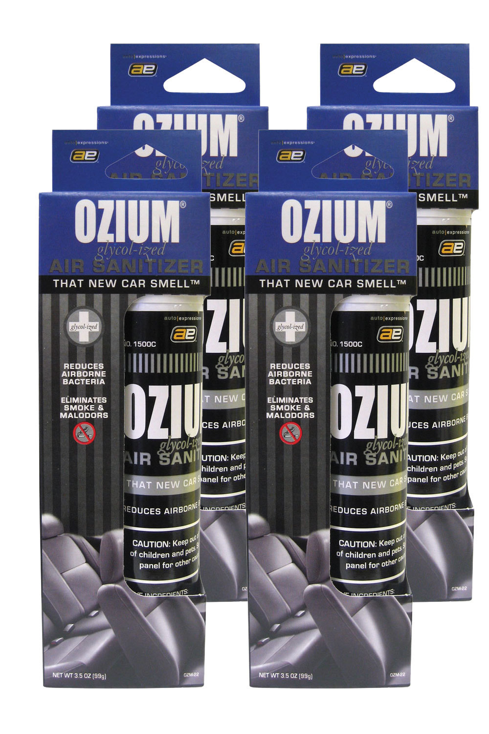 Ozium Smoke & Odor Eliminator Car & Home Air Sanitizer/Freshener 3.5oz New Car-4