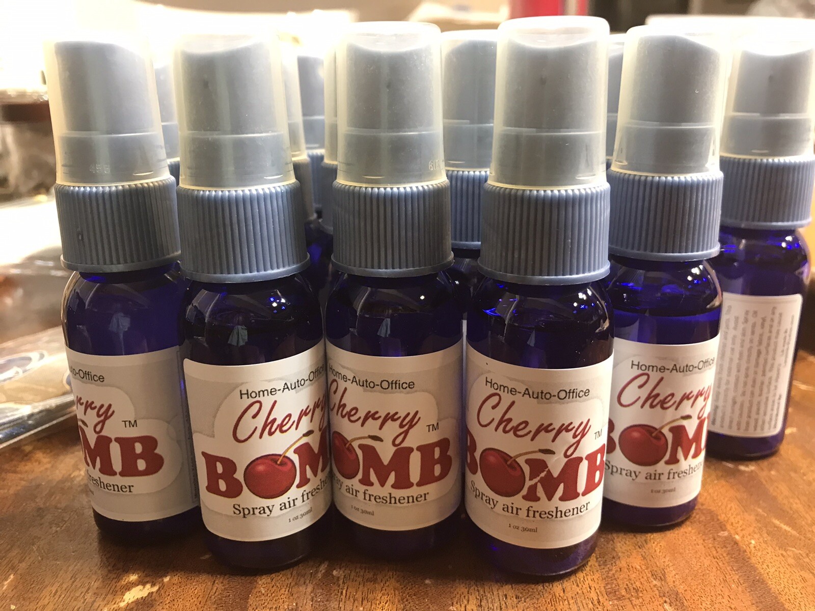 12x Cherry Bomb Spray Air Freshener 1Oz, Home Car & Oil Warmer Spray Strong Yes
