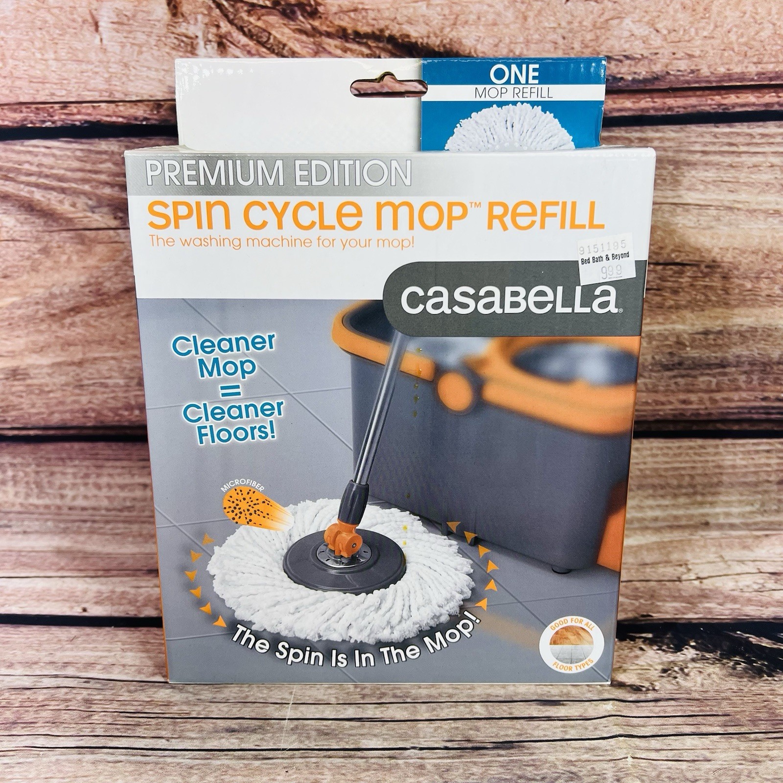 Casabella Spin Cycle Mop Refill “New”
