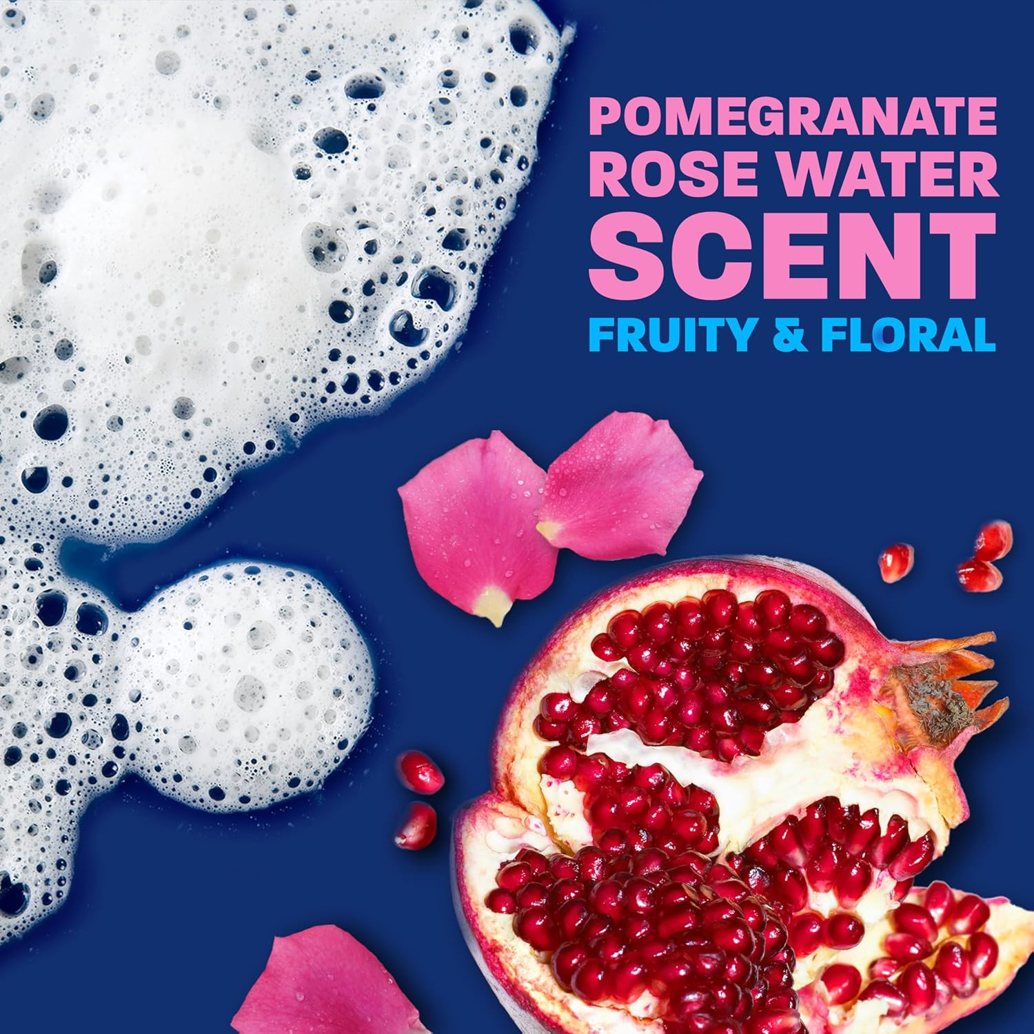 Gentle Clean Ez-Squeeze Dishwashing Liquid Dish Soap, Pomegranate and Rose Water