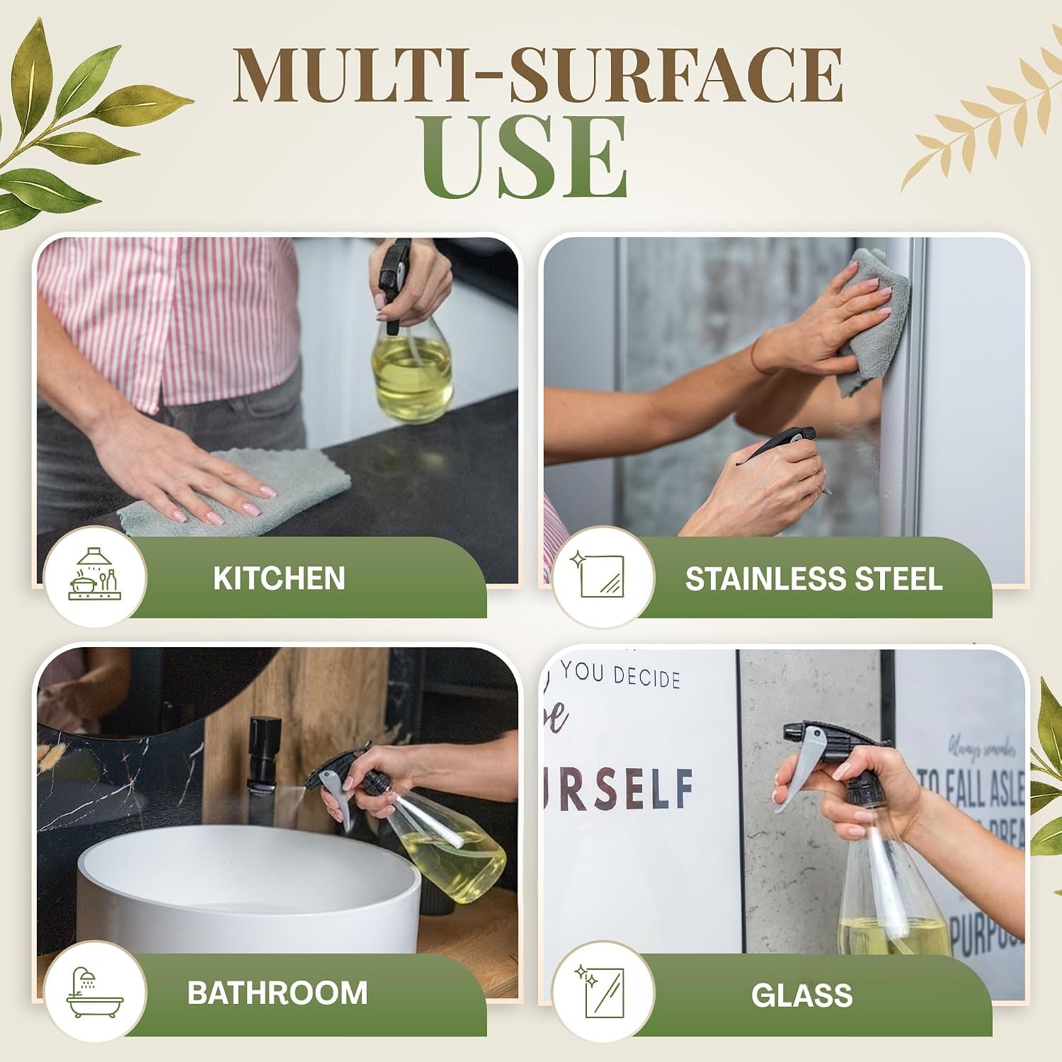 Eco Friendly Cleaning Tablets for Spray Bottle Multi Surface Cleaner Refill