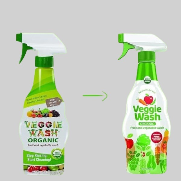 Veggie Wash Certified Organic Fruit and Vegetable Cleaner Pack of 3 16 Fl Oz New