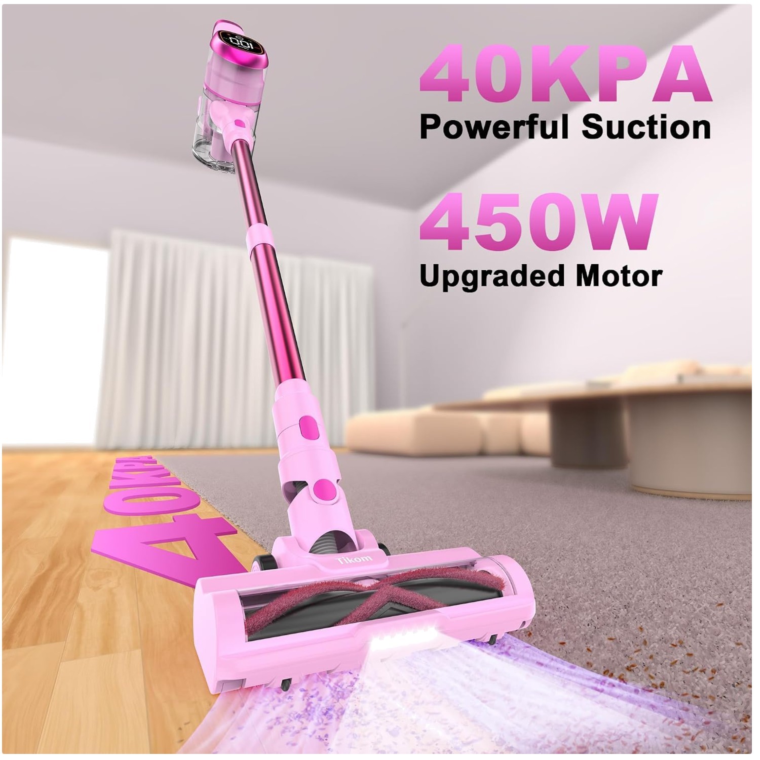 Advanced Cyclone Filtration Vacuum, 1.3L Dust Cup Capacity