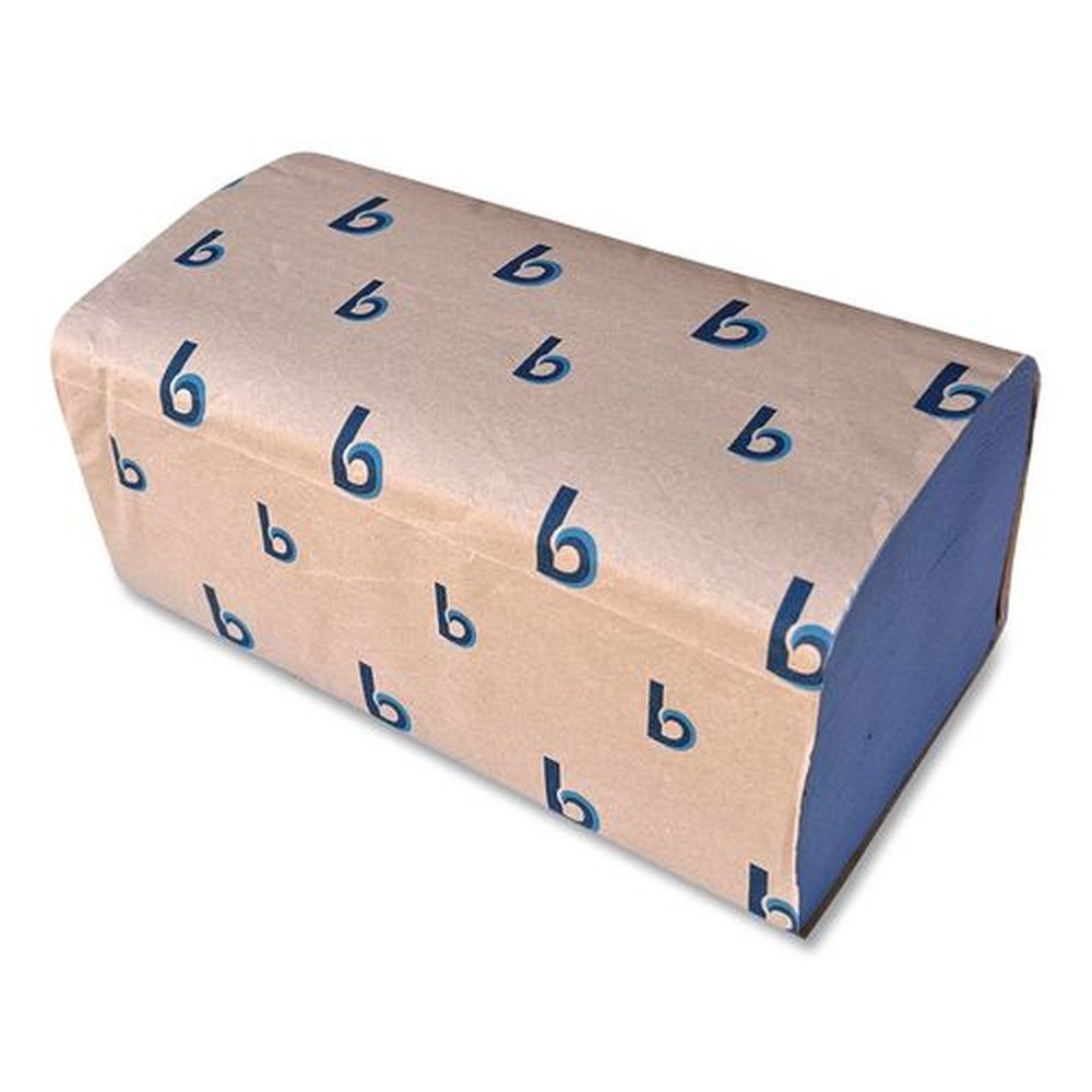 Boardwalk 9.125″ x 10.25″ Windshield Paper Towels – Unscented, Blue (9/CT)