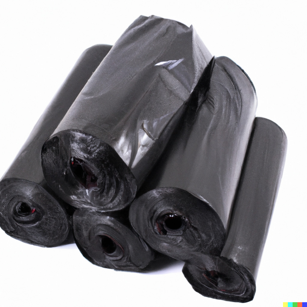 40″ x 46″ 1.2 Mil Black Low Density 40-45 Gallon Trash Can Bag Liner Office Home
