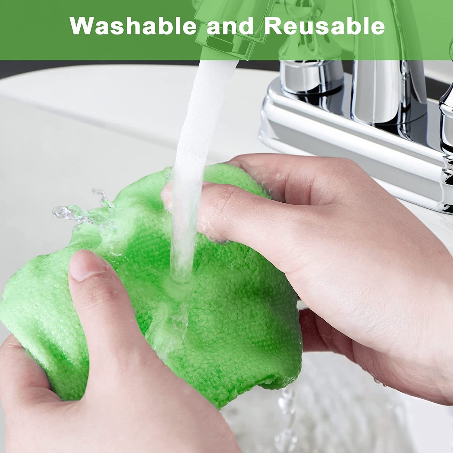 15x Windshield Cleaner Wand Microfiber Car Inside Window Cleaning Tool Anti Fog