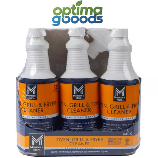 Member’s Mark Oven Grill Fryer Cleaner 32 oz (3 Pack) Commercial Degreaser