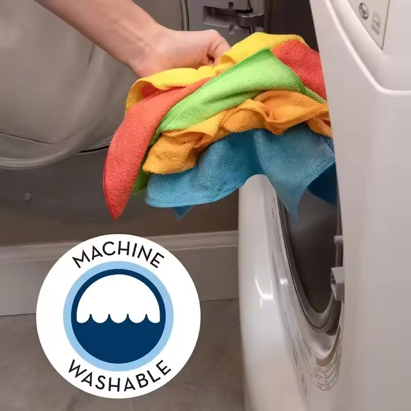 5/10/20PCS Microfiber Cleaning Cloth Kitchen Bathroom Dish Towel Rag
