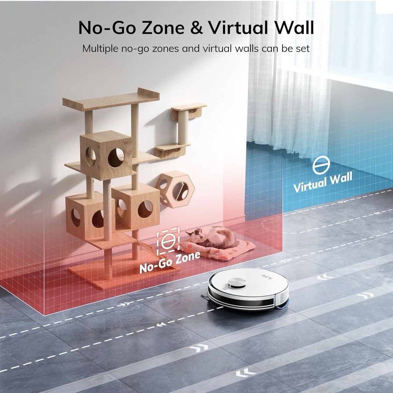 New ILIFE A30 Pro Robot Vacuum and Mop, Self Emptying Station for 60 Days