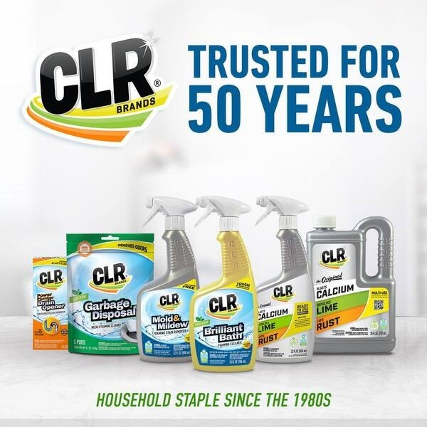 CLR 28 oz. Calcium, Lime and Rust Remover (2-Pack )EPA Safer Choice, bleach free