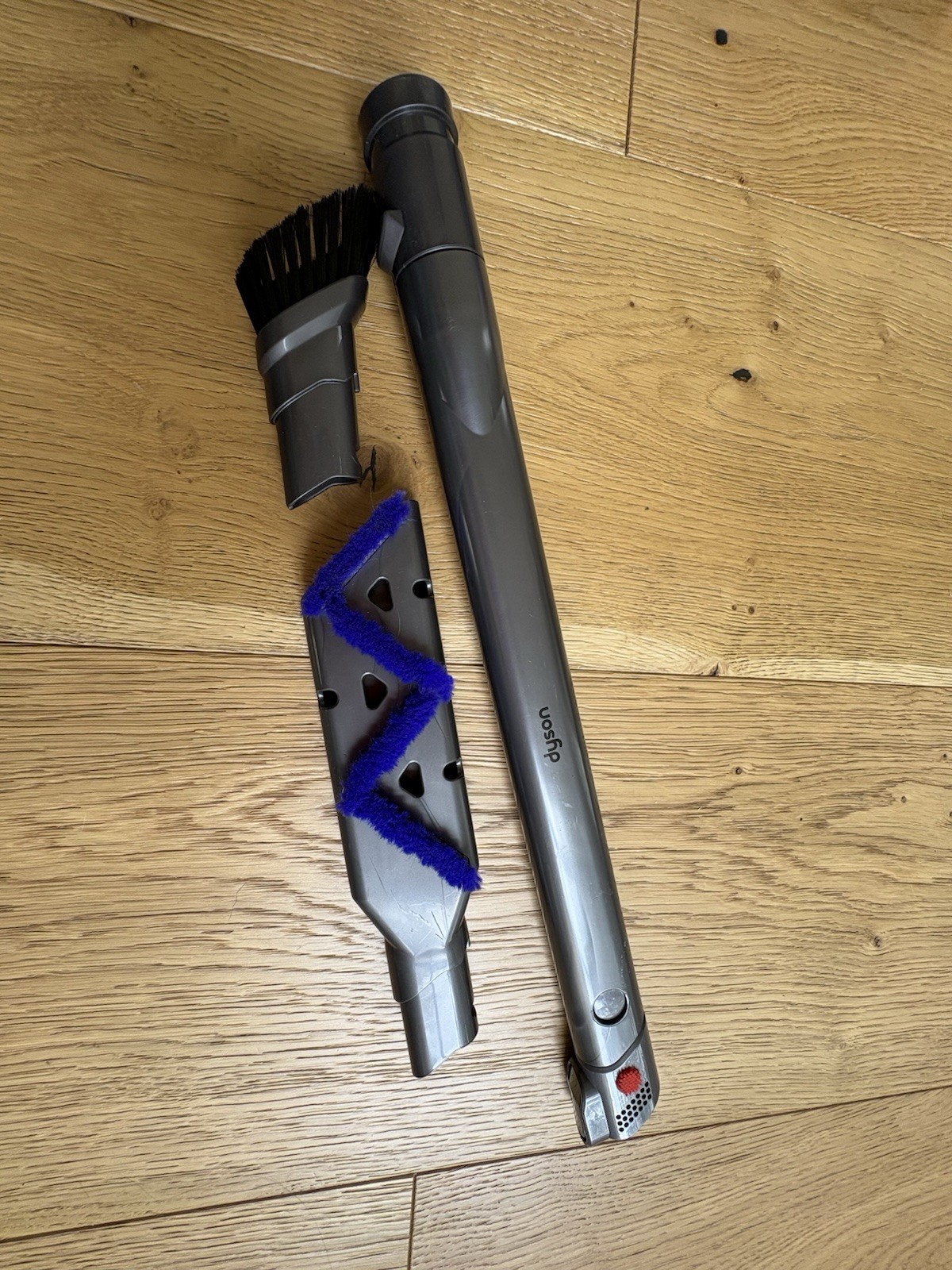 Dyson V8 V7 V10 Carbon Fiber Reach-under Flexi-Crevice tool 3 Pc Genuine Dyson
