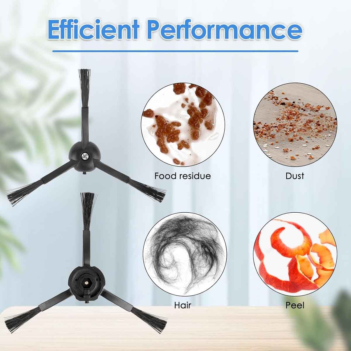 8 Pack Side Brushes for Roborock S8 Pro Ultra, S7 Max Ultra Robot Vacuum Cleaner