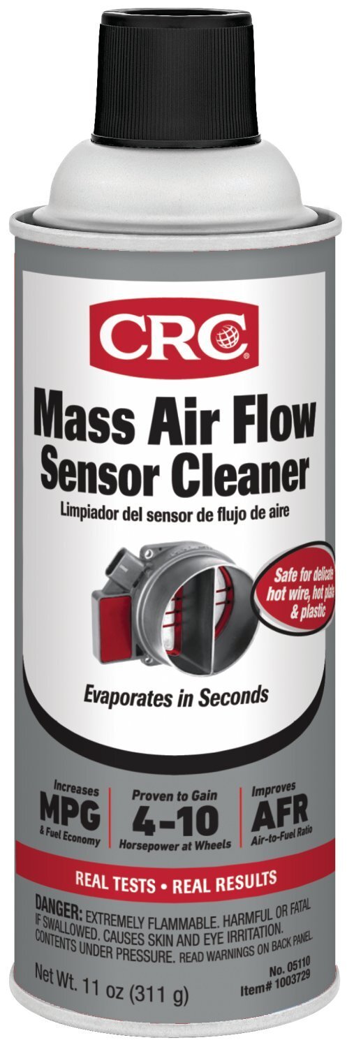 CRC Mass Air Flow Sensor Cleaner 11oz Increases Horsepower Improves MPG