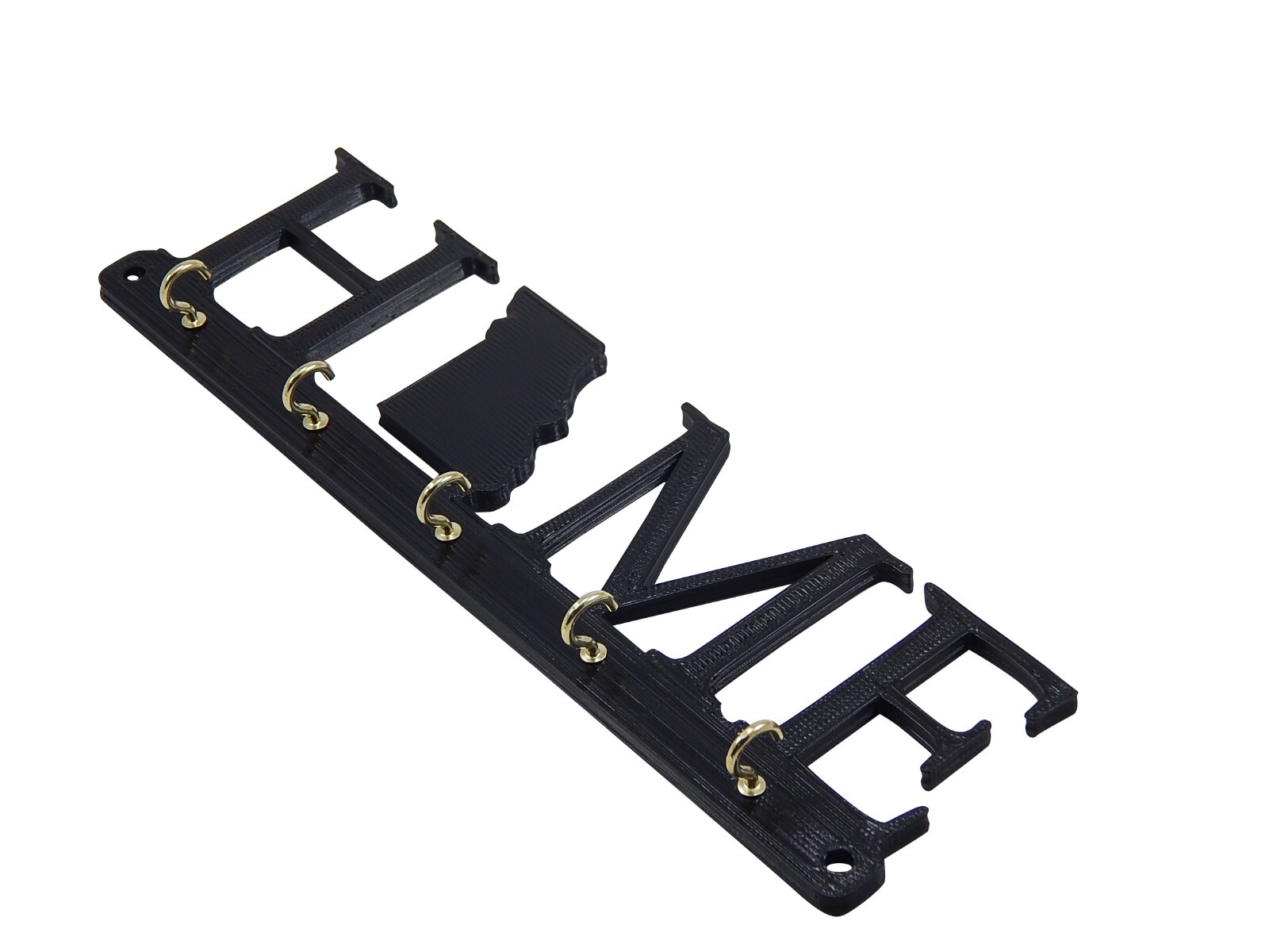 Missouri Home State Shape Key Holder Hanger Rack Housewarming Gift Wall Decor