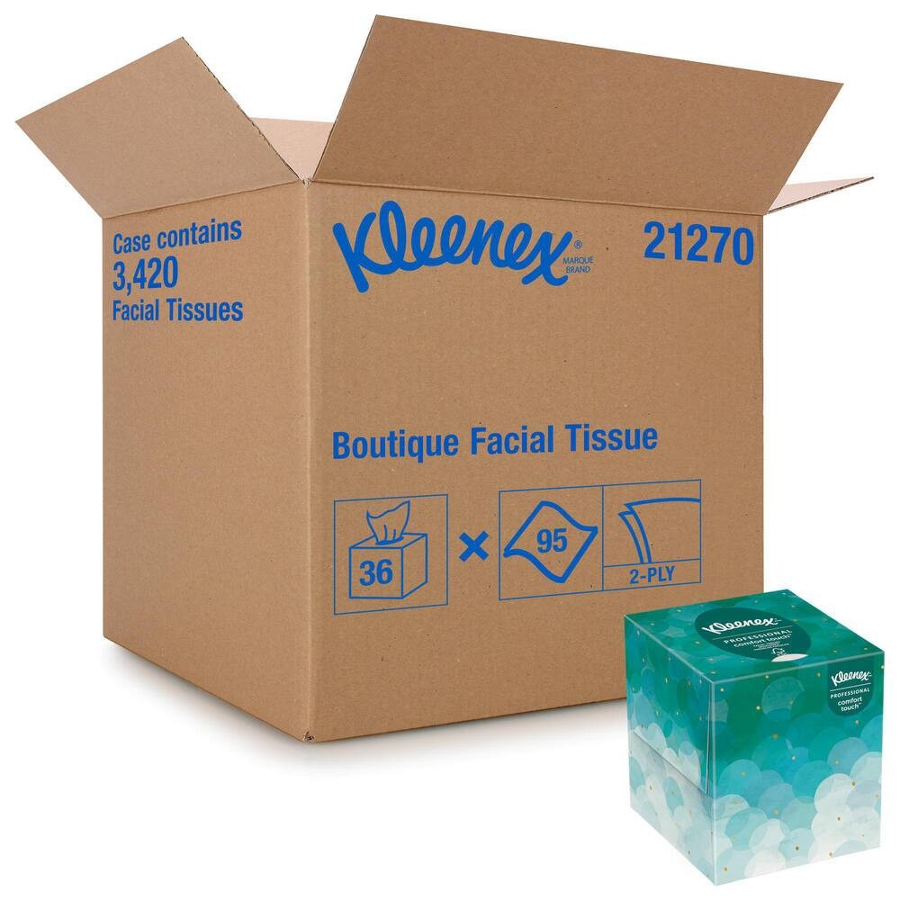 Kleenex Box Tissue (95-Sheets per Box)-KIM21270BX
