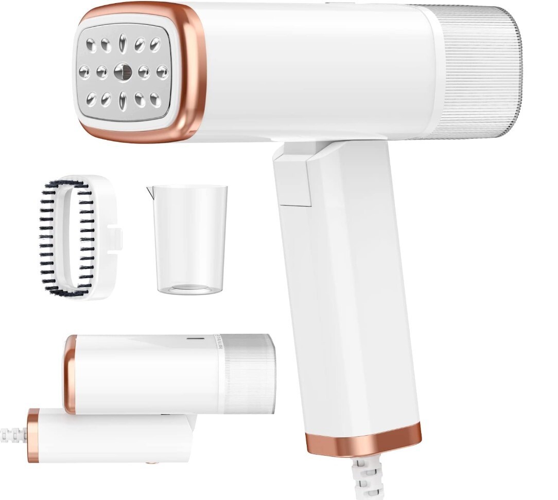 Foldable Handheld Clothing Steamer to Remove Wrinkles, Travel Size, 1200W, 110V