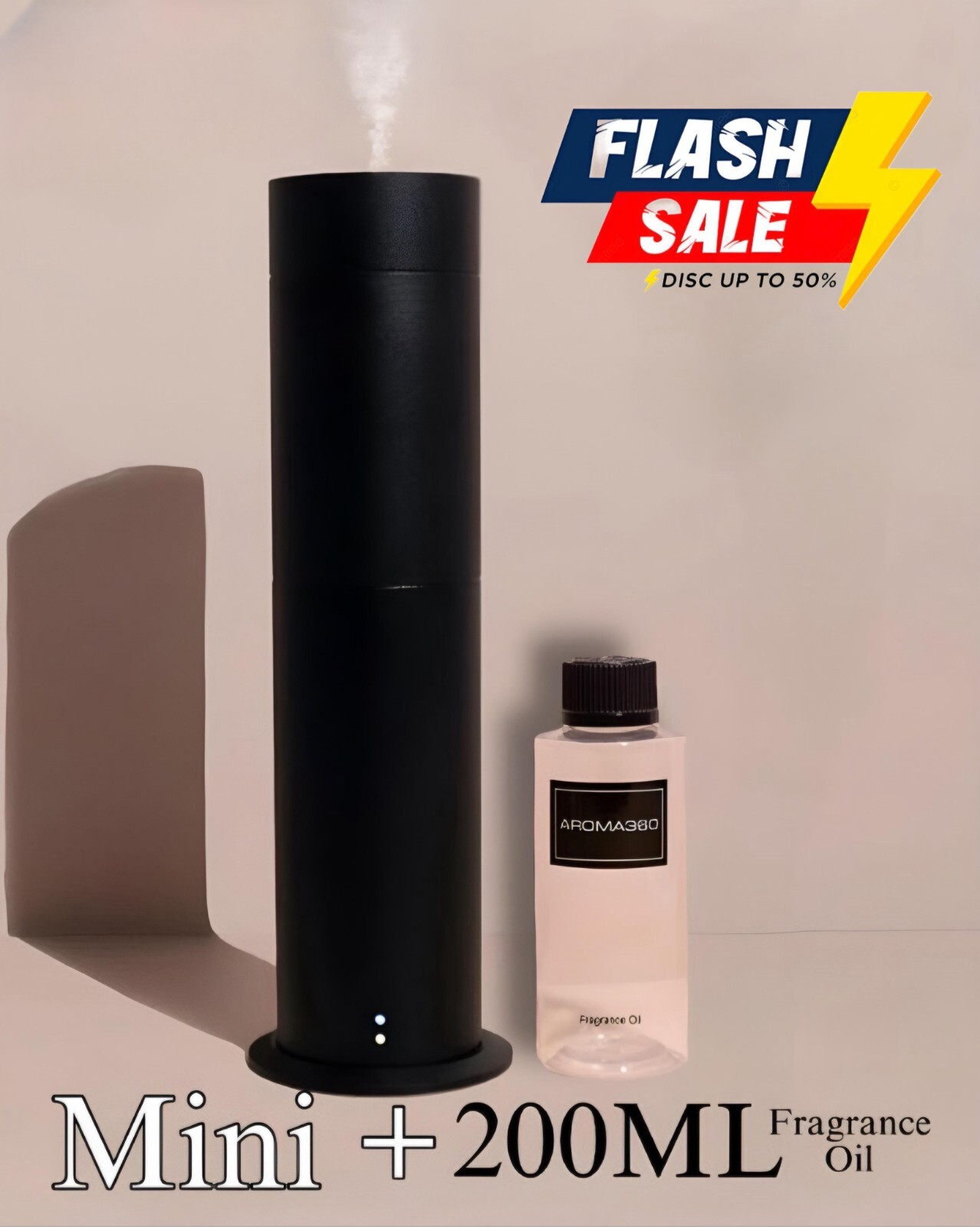 Aroma360 Mini360 SL Diffuser + 200mL TOP Scent /Silver or Black Hotel Collection