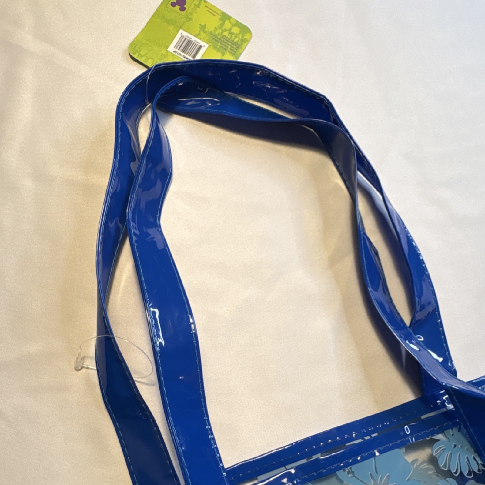 Disney Stitch Foldable Blue Plastic Reusable Shopping Bag Pop Art Tote