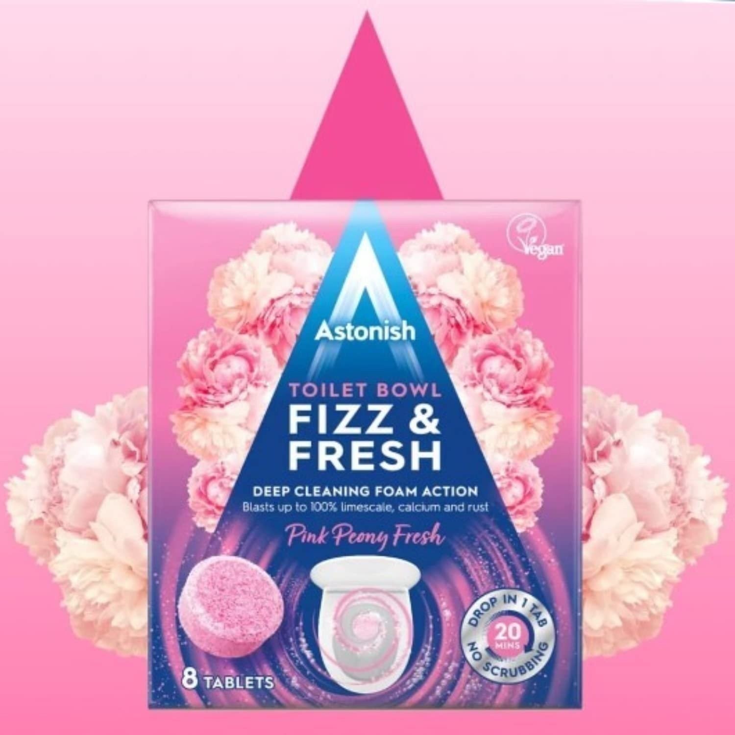 Astonish Foaming Eucalyptus Fresh Fizz & Fresh Bathroom Toilet Bowl Cleaner -…