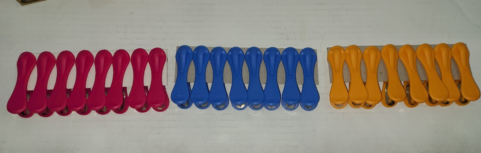 Hegs Clothes Pins With Hooks Assorted Colors 24 Count Plastic and Metal