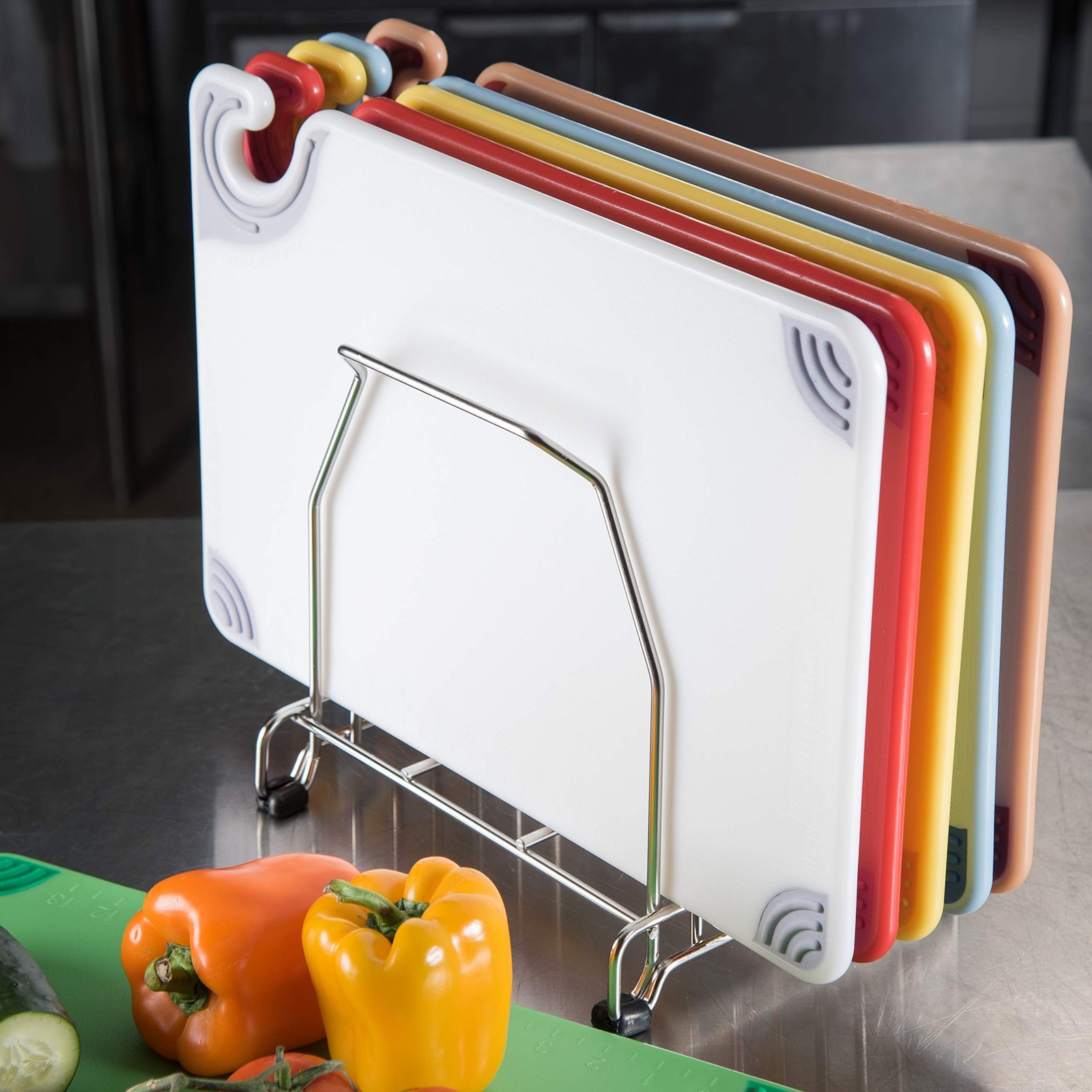 San Jamar KLRST Cutting Board Rack 10.7 in L x 11.02 in H 1-Pack
